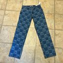 PacSun Eco Butterfly Checkerboard Low Rise Straight Leg Jeans Photo 6