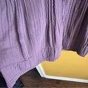 CP Shades  ladies V neck peplum lagenlook deep purple roll tab tunic size XS Photo 8