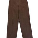 Briggs New York Womens Straight Leg Hi Rise Dress Pants Trousers Brown Sz 10 EUC Photo 0