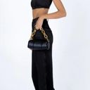 Princess Polly Huxley Black Satin Pants + Crop Top 2 pc Co-ord Set 8 Photo 3