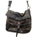 Kipling  Fergie Satchel Shoulder Bag Nylon Metallic Large Zip Leather Casual Photo 0