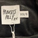 Princess Polly Faux Leather Blazer Photo 1