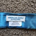 American Eagle Vintage! Blue Sequin Ribbon Belt Photo 3