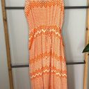 Bobeau  orange trimmed maxi dress with pockets size XS Photo 1