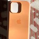 Apple iPhone 15 Pro Silicone Case in Orange Sorbet Photo 0