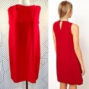 Mango  Suit Red Sleeveless Shift Dress Photo 1