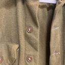 Green Wool Button Up Coat Size L Photo 4