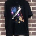 l*space Cat tee black matter by goodie two sleeves cat laser eyes in  Photo 0