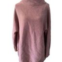 Pullover Knit Turtleneck Sweater Workwear Winter Casual School Pink Size L Photo 0