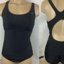 Nike  Black 1 Piece Sport Athletic Swim Bathingsuit M Photo 1