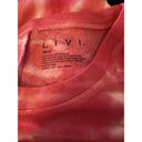 Lane Bryant Livi  Tie Dye Bright Pink White Sweatshirt Cinch Hem Soft Comfy 10/12 Photo 4