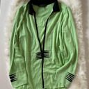 Ming Wang Lime green Cardigan Top Photo 0