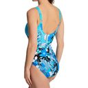 Gottex New!  Floral Art Square Neck One Piece Swimsuit Photo 2