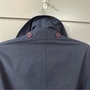 Burberry Vintage  Trench Coat Burberrys’ Navy Blue Trench Coat Button Up Size XS Photo 4