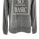 Soffe Not So Basic Graphic Long Sleeve Sweatshirt Pullover Small Grey Photo 58