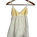 Victoria's Secret  Angel White Yellow Lace Negligee Lingerie Teddy Photo 0