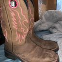 John Deer Square Toe Boot Size 8.5 Photo 0