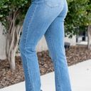 Judy Blue NWT  High Waist Frayed Slim Straight Leg Jeans 26W Photo 4