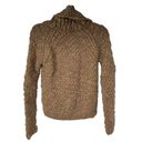 Vivienne Tam  Tan Brown Chunky Knit Turtleneck Sweater Photo 1