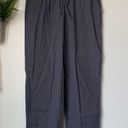 32 Degrees Heat 32 Degrees Gray Lavender Crop Linen Pants Photo 1
