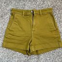 Everlane  Mustard High Waisted Jean Shorts Size 4 Photo 0