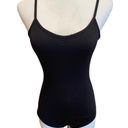 Black Leotard Bodysuit Pinch Front Scoop Back M Dance Size M Photo 3