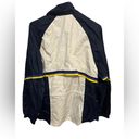 Starter Vintage  Full Zip Lined White Blue Yellow jacket size medium Photo 2