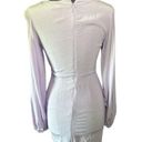 L'Academie  Pearl Ruched Dress in Lilac Size S Photo 3