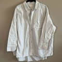 Altar'd State Altar’d State Striped Button Down White Tan Medium Photo 0