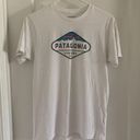 Patagonia Unisex Small Slim Fit  White Fitz Roy Crest Ventura California Tee Photo 0