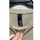 Bobi  Beige Side Stripe Cashmere Sweater Size Small Photo 4