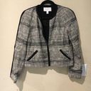 Hugo Boss BOSS  gray tweed woven blazer Photo 0