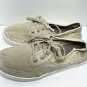 Sanuk  Shoes Womens Size 6 Tan Vee K Shawn Sneakers Lace Up Canvas Booties Photo 3