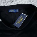 Polo  Ralph Lauren Velvet Side Stripe Black Skinny Pants Ankle Zip Size 0 Photo 4