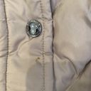 London Fog  Collection Parka Hooded Zipper Snaps Puffer Jacket Down Sz PXL Photo 12