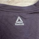 Reebok Purple Supreme Tee Speedwick Short Sleeve Crew Neck Open Back Size Medium Photo 8