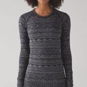 Lululemon  Rest Less Tight Knit Pullover in Heathered Black Women’s Size 6 Photo 10