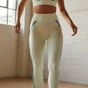 FP Movement Desert Renegade Bra Legging Set Aqua Glass Workout Athletic Stretch Green Size XS Photo 0