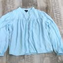 Who What Wear  baby Blue blouse Photo 0