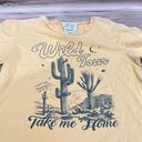 French Pastry Yellow Western Graphic Tee Women’s XS Photo 2