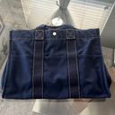 Hermès  Paris Large Tote Bag, Navy EXCELLENT! Authentic! Photo 2