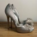 Audrey Brooke  silver heels size 7 Photo 8