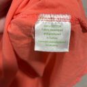 Garnet Hill  Green Cotton Orange Layer Tank Size Large Photo 2