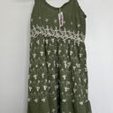 Jessica Simpson  Green Embroidered Dress Photo 2