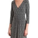 Maeve Anthro  galena print 3/4 sleeve midi dress small Photo 0