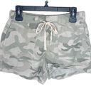 Thread and Supply  pastel camo lyocell drawstring patch pocket mini shorts size S Photo 0