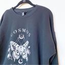 New Look  Cosmos Butterfly Graphic Pullover Sweatshirt Size Medium Photo 1