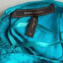 BCBGMAXAZRIA Blue Silk Blouse Photo 1