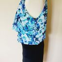 Bisou Bisou  floral blouson halter dress size 12 Photo 5