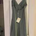 Peppermayo Teal Satin Maxi Dress Photo 2